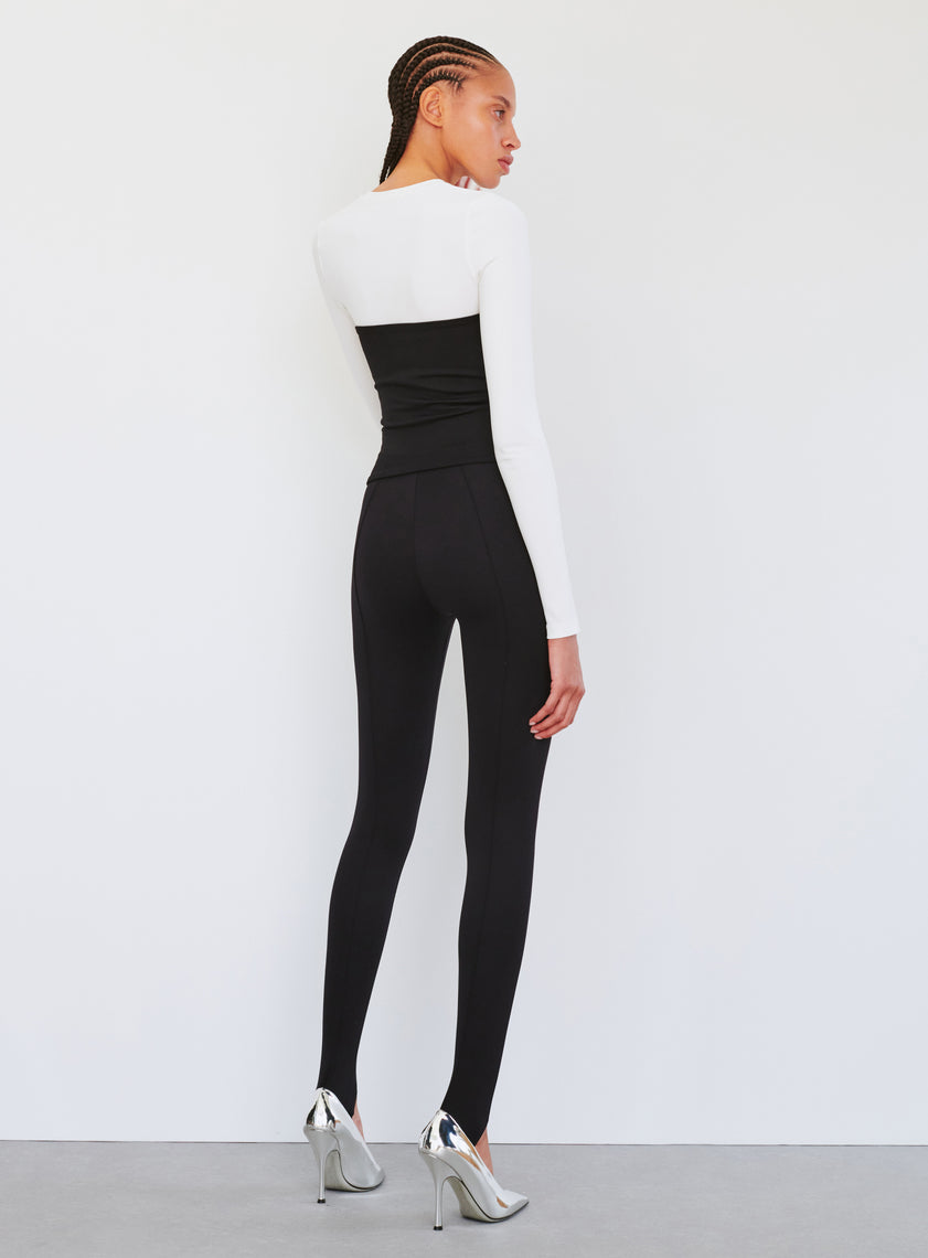 Opaque Stirrup Legging
