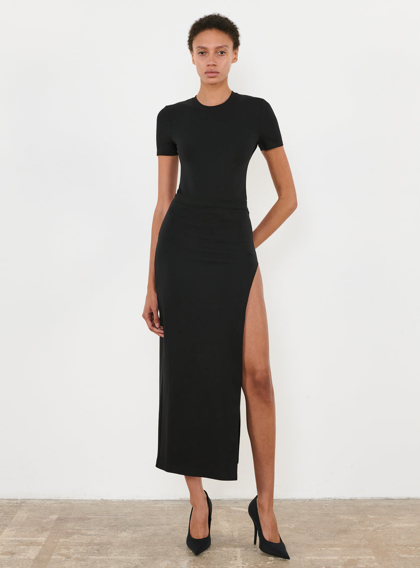 Opaque Scoop Skirt