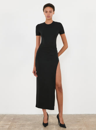 Opaque Scoop Skirt