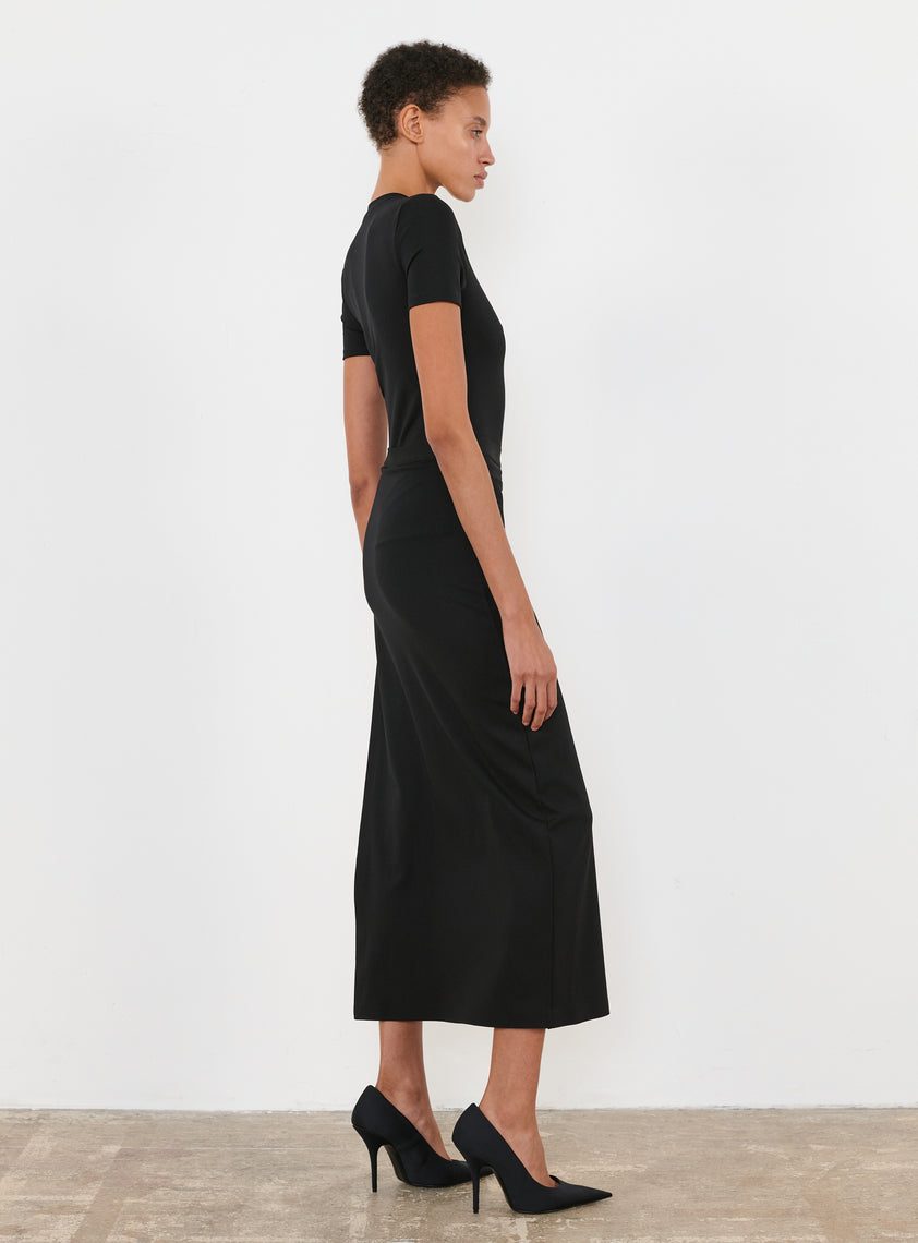 Opaque Scoop Skirt