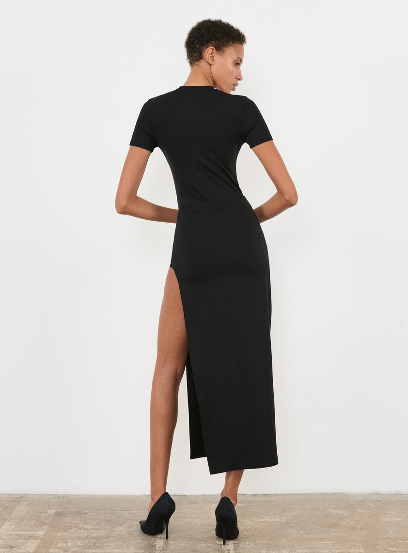 Opaque Scoop Skirt