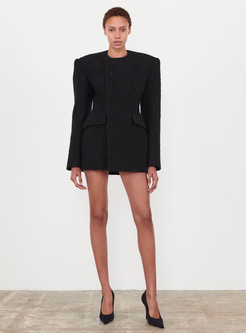 RHW Bouclé Blazer Dress