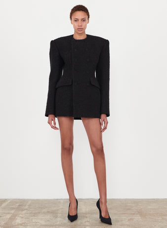 RHW Bouclé Blazer Dress