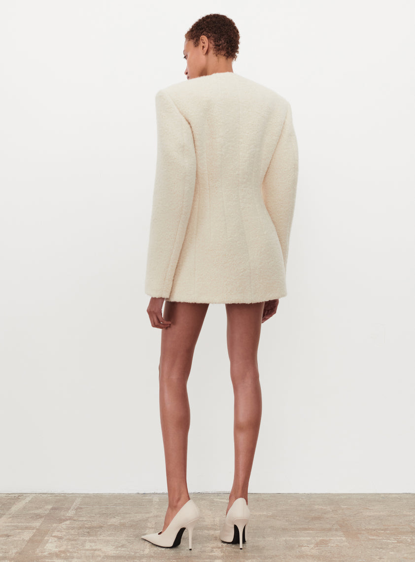 RHW Bouclé Blazer Dress