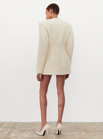 RHW Bouclé Blazer Dress
