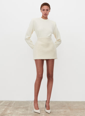 RHW Bouclé Mini Skirt