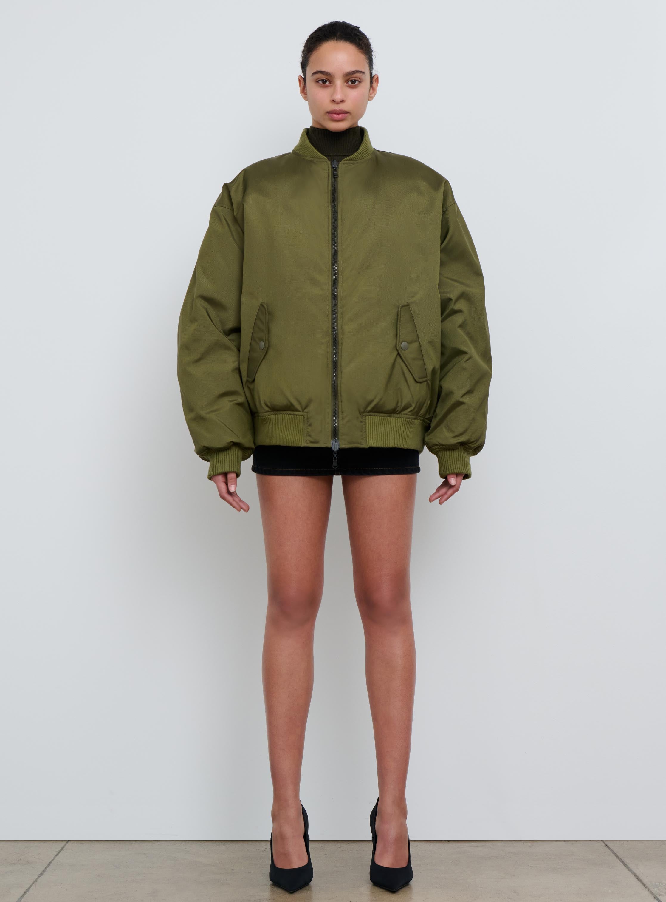 【BAGARCH】 REVERSIBLE BOMBER JKT ReversibleBomberJacket_Militar