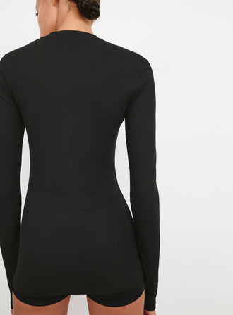 Ribbed Long Sleeve Tee