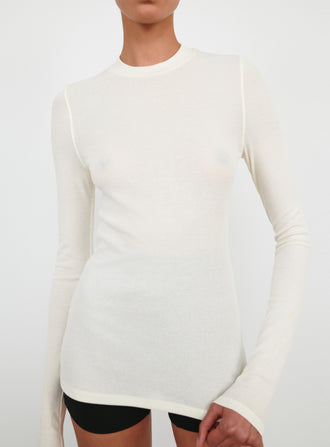Ribbed Long Sleeve Tee