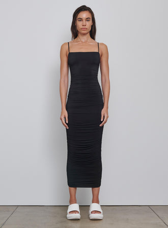 Ruched Slip Dress