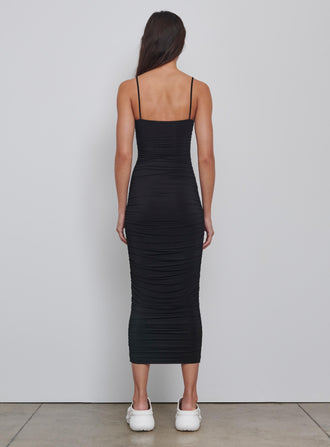 Ruched Slip Dress