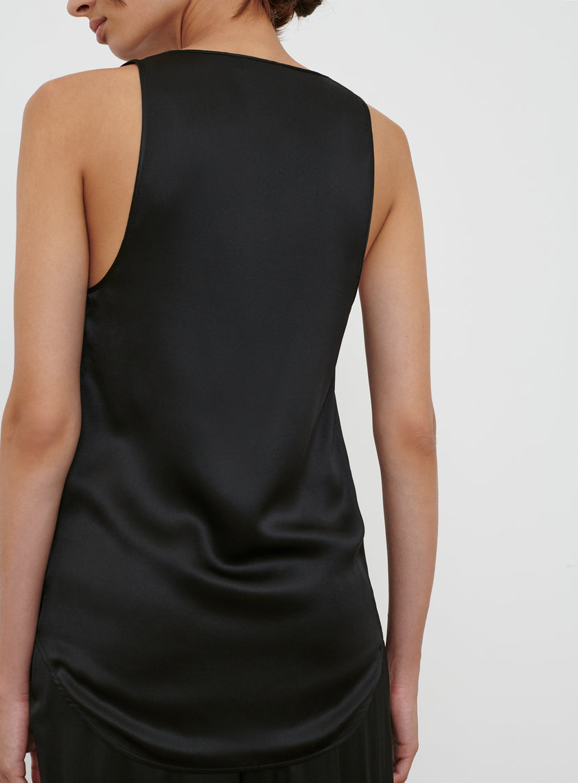Satin Oversize Tank