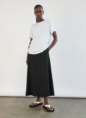 A-Line Midi Skirt