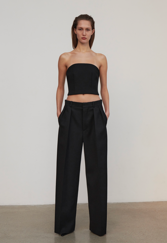 Low Rise Tuxedo Trouser