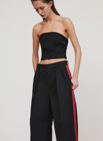 Low Rise Tuxedo Trouser