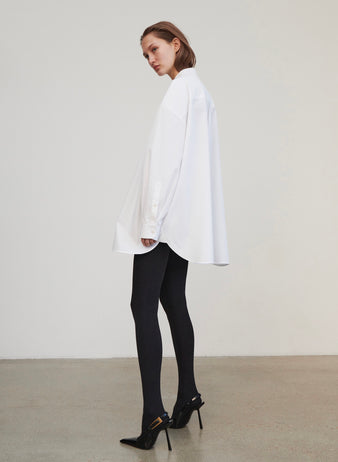 Tuxedo Shirt Dress Mini