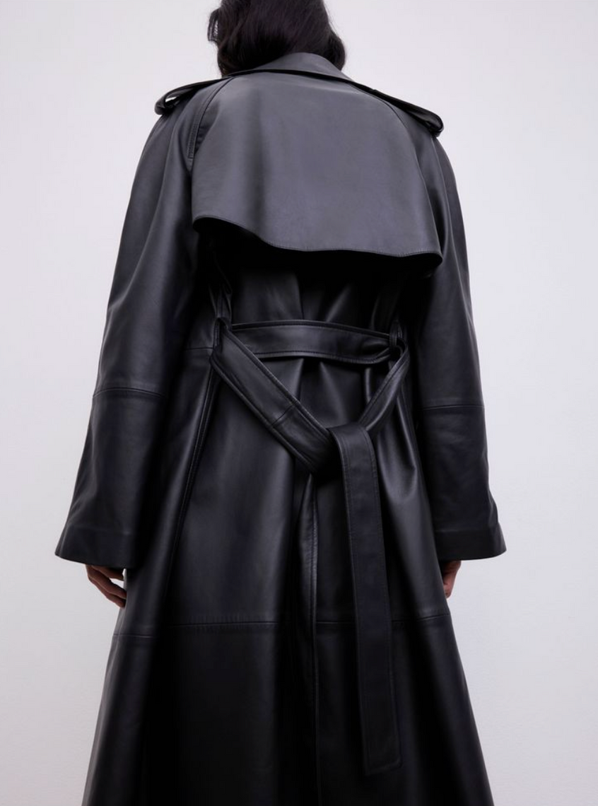 Leather Trench Coat