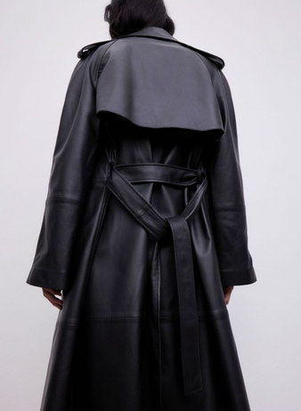 Leather Trench Coat