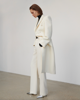Double Breasted Contour Coat
