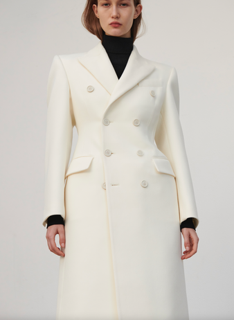 Double Breasted Contour Coat
