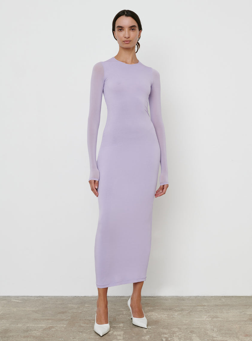 Sheer Dress Midi