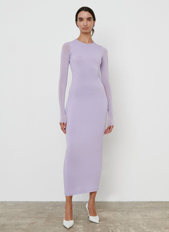 Sheer Dress Midi