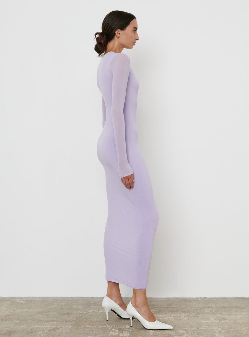 Sheer Dress Midi