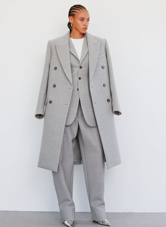 Classic Double Breasted Coat