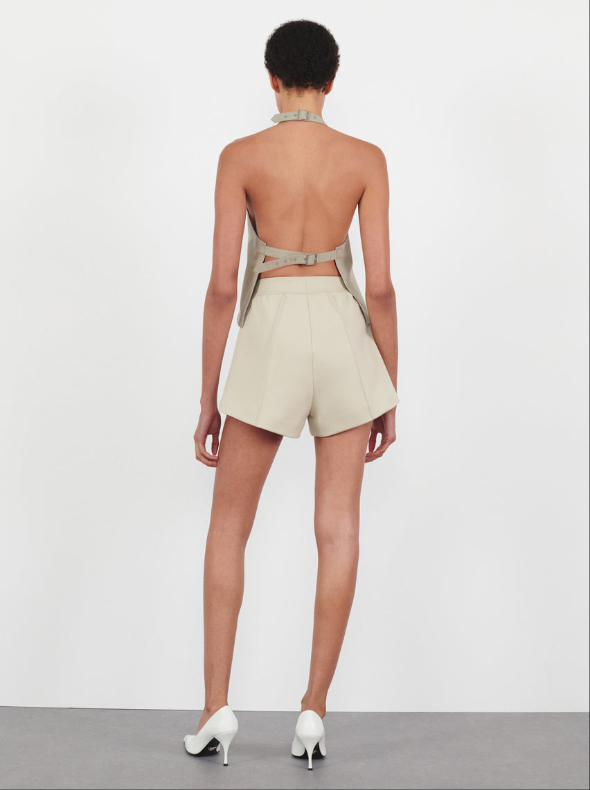 Clean Backless Halter Top