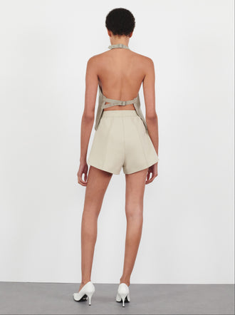 Clean Backless Halter Top