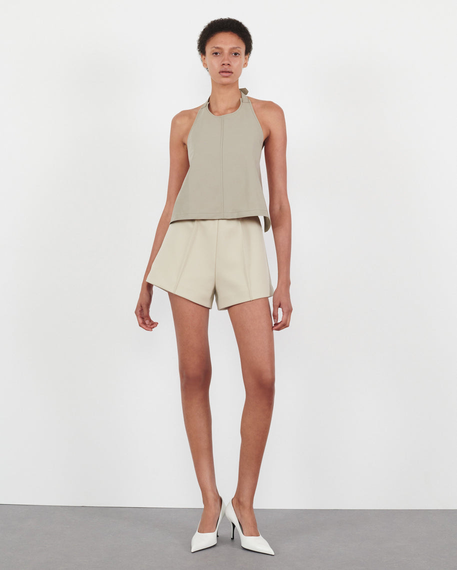 Clean Backless Halter Top