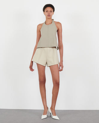 Clean Backless Halter Top