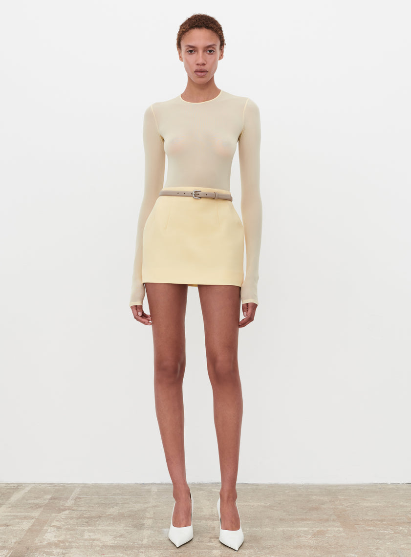 Exclusive Contour Mini Skirt