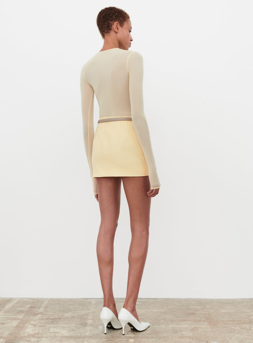 Exclusive Contour Mini Skirt