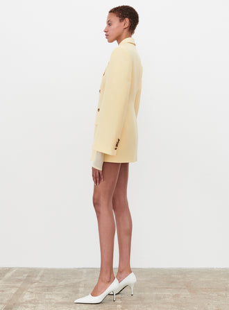 Exclusive Double Breasted Contour Blazer