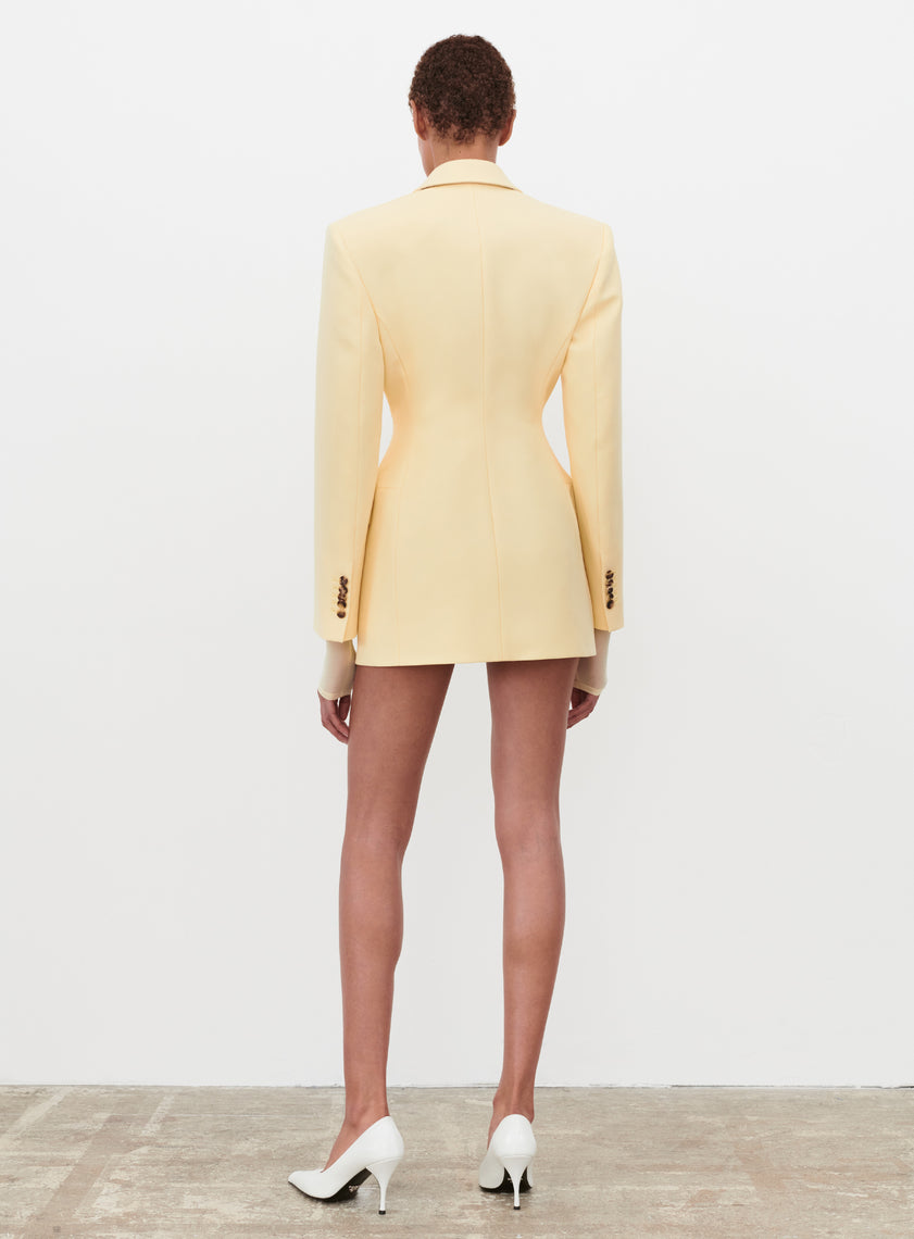 Exclusive Double Breasted Contour Blazer