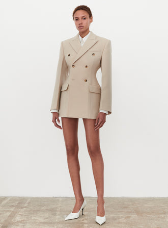 New Double Breasted Contour Blazer