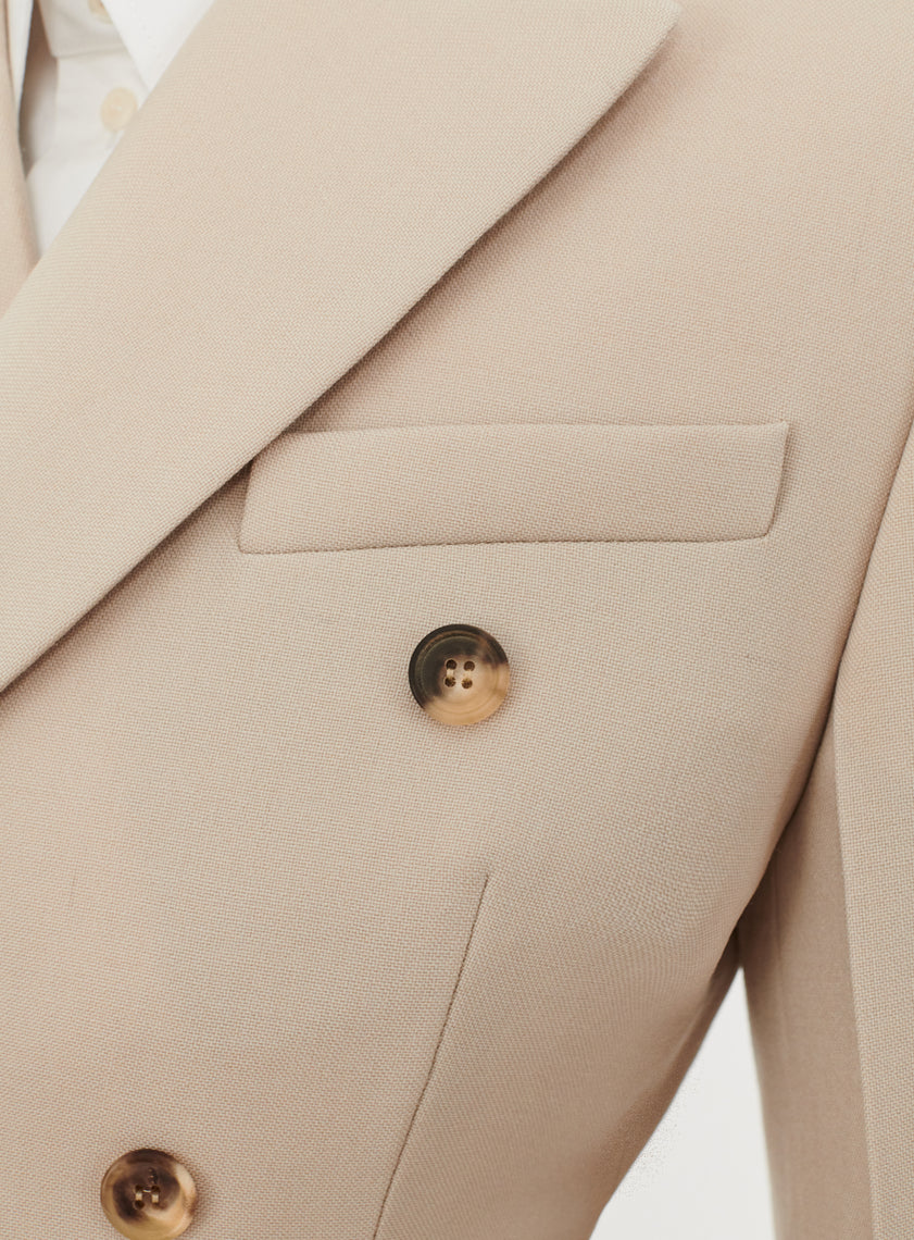 New Double Breasted Contour Blazer
