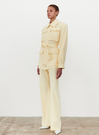 Crepe Safari Jacket