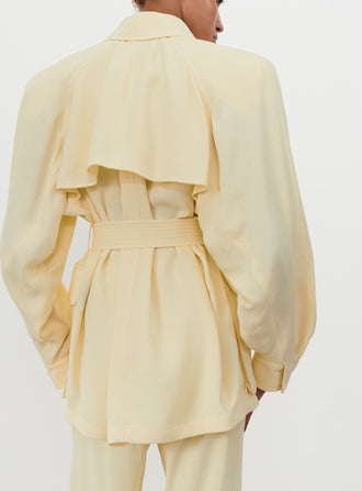 Crepe Safari Jacket