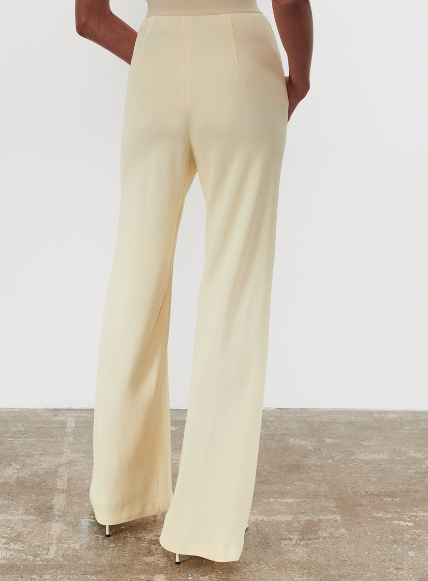 Crepe Bias Cut Pant