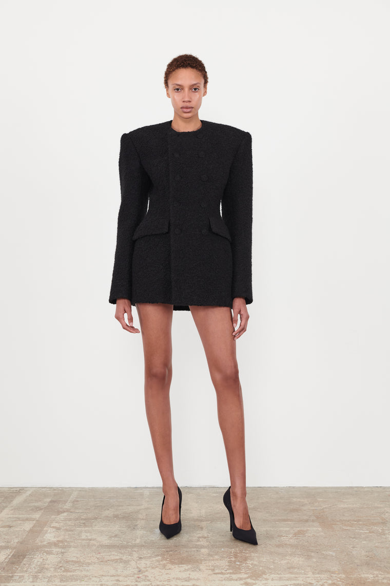 RHW Bouclé Blazer Dress