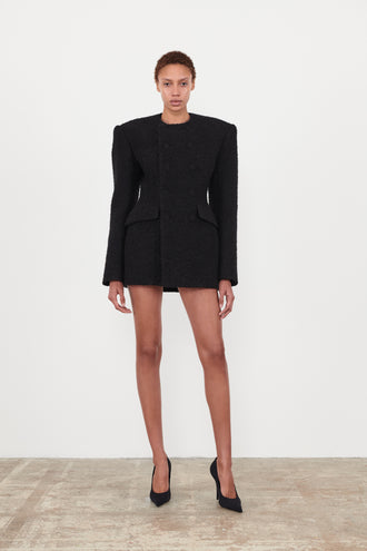 RHW Bouclé Blazer Dress