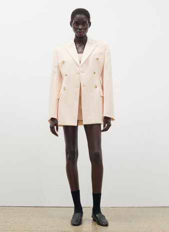 New Double Breasted Contour Blazer