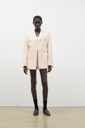 New Double Breasted Contour Blazer