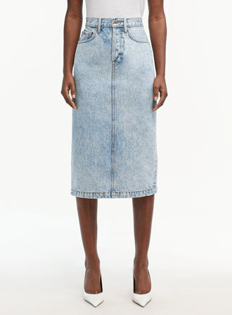 Denim Midi Skirt