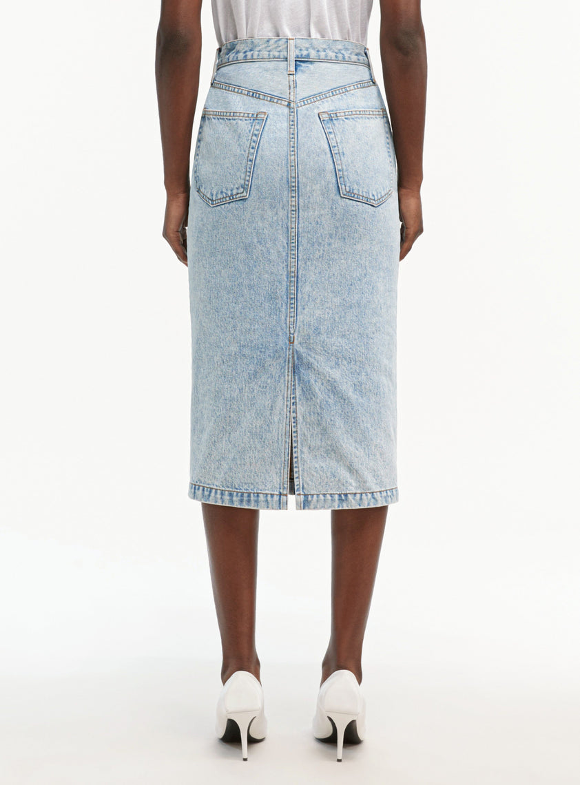 Denim Midi Skirt