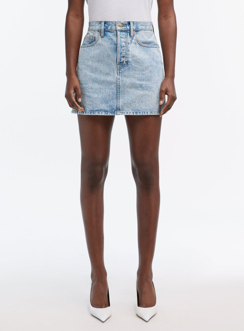Denim Mini Skirt