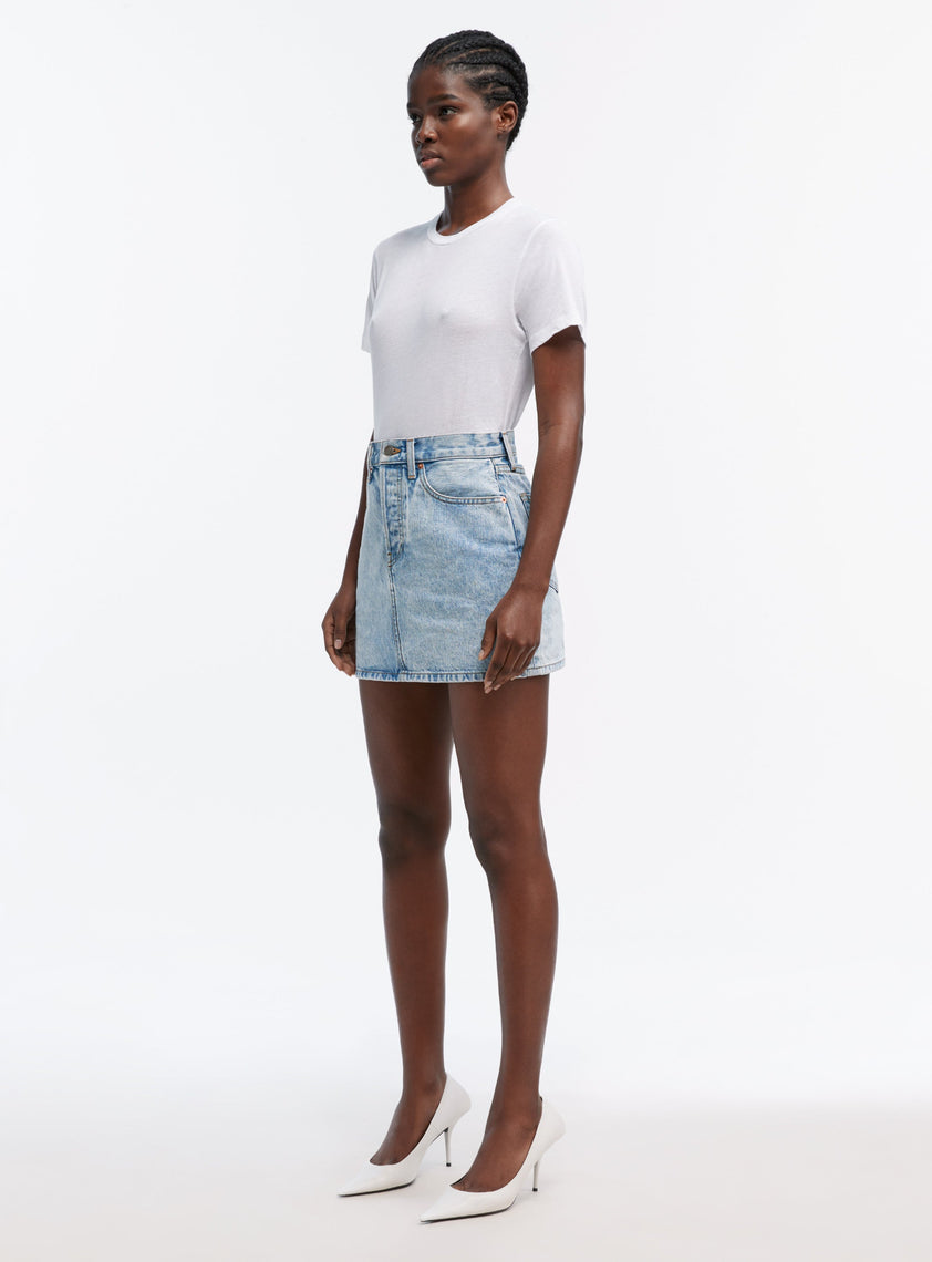 Denim Mini Skirt