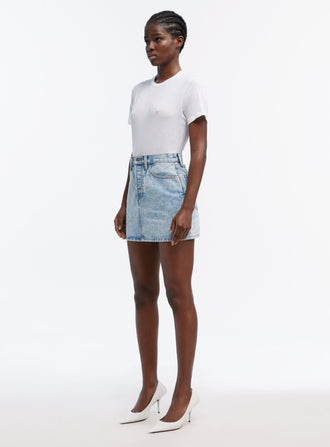 Denim Mini Skirt